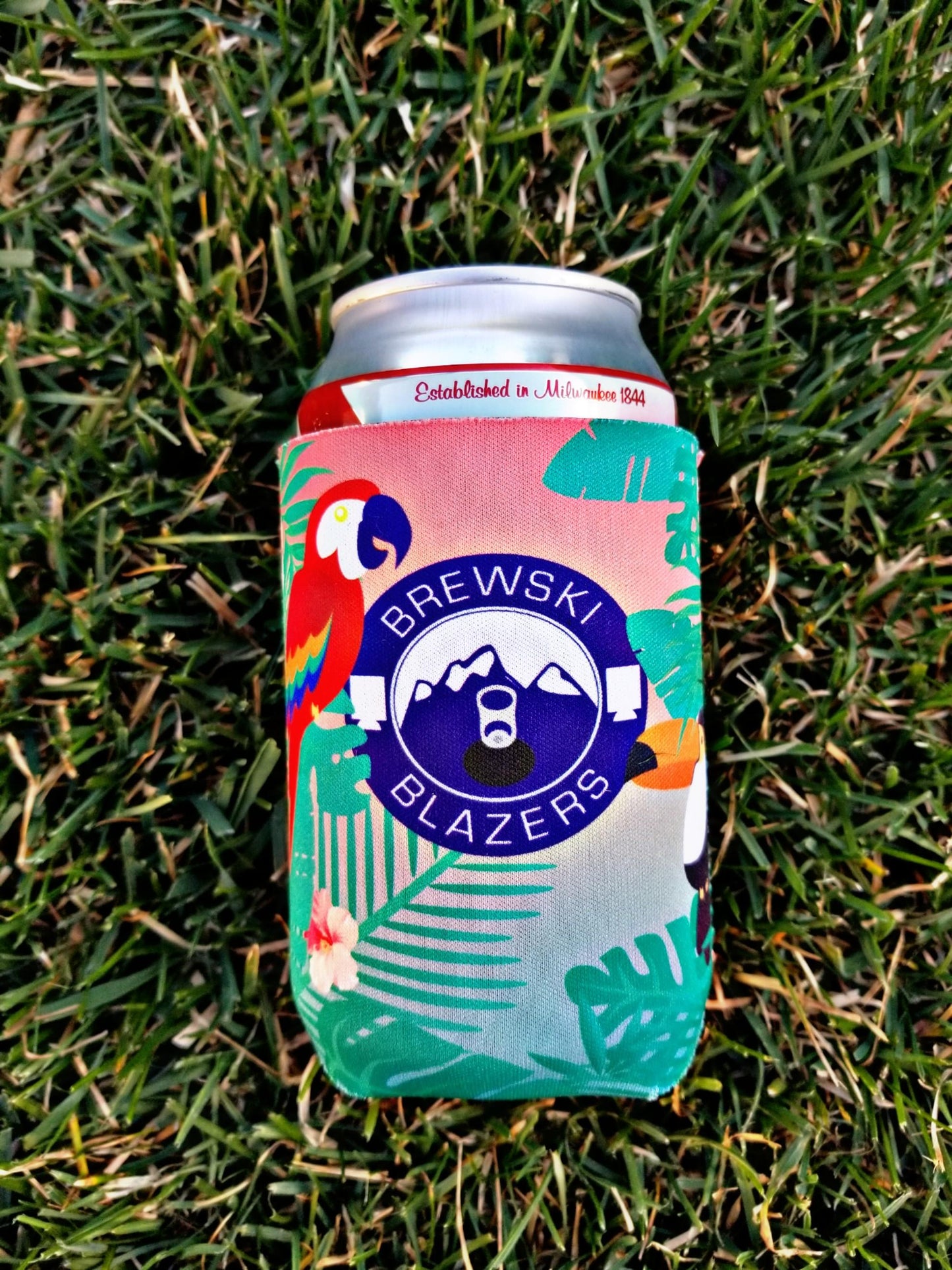Tropical Brewski Blazer Koozie